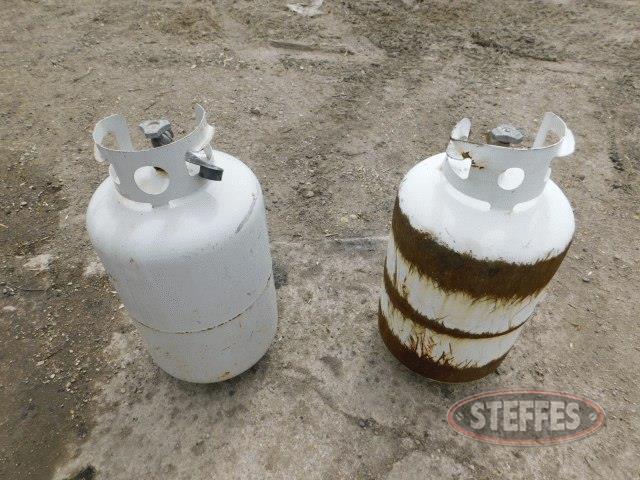 (2) 30 lb. propane tanks, 